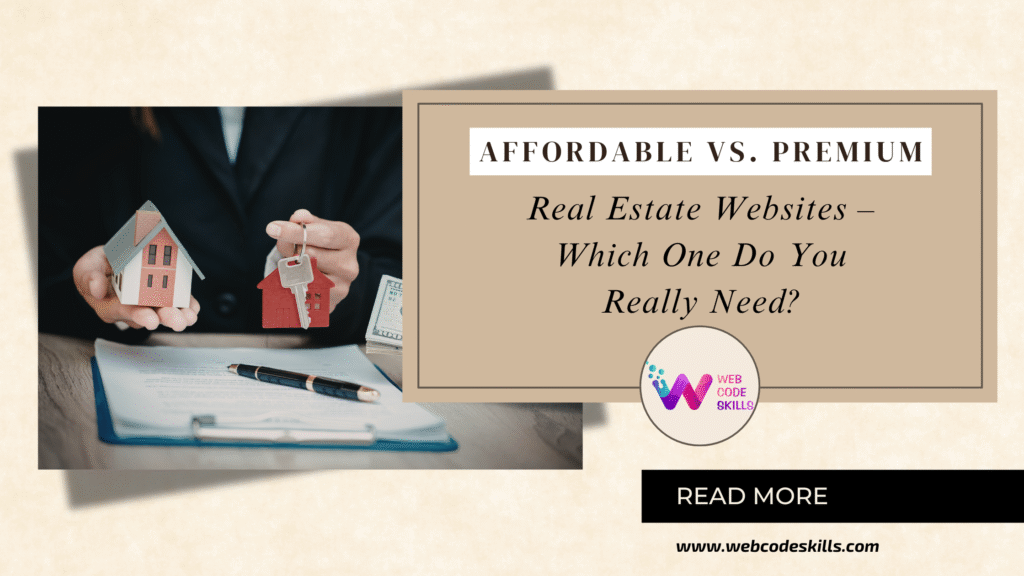 Real estate website cost