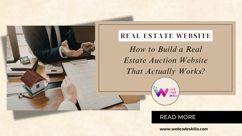 How to Build a Real Estate Auction Website That Actually Works?